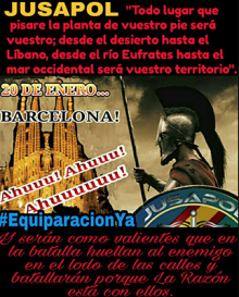 El cartell de convocatòria de la JUSAPOL