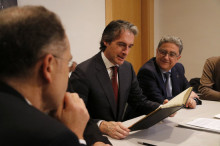 El ministre De la Serna amb el delegat del govern espanyol a Catalunya, Enric Millo