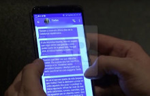 Captura dels missatges de Puigdemont a Comín