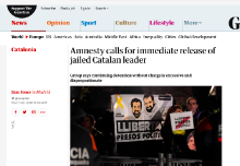 Captura de l'article del 'The Guardian'