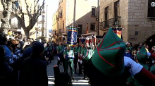 Un moment de la desfilada