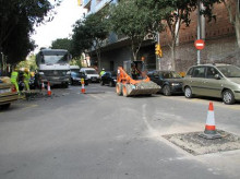 barcelona el clot obres tgv tunel 