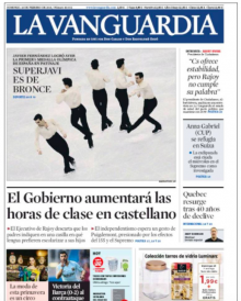 Portada de 'La Vanguardia' d'aquest diumenge