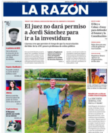 Portada de 'La Razón' d'aquest dimarts