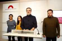 CUP Natàlia Sànchez, Maria Sirent, Vidal Aragonés, Carles Riera.