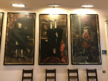 Les obres a l'Ajuntament de Cervera