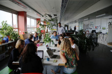 Imatge d'un espai de coworking