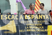 Enric Stern i Jaume Roura, aquest dijous a la plaça del Vi de Girona