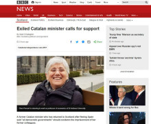 Article sobre Clara Ponsatí a la BBC