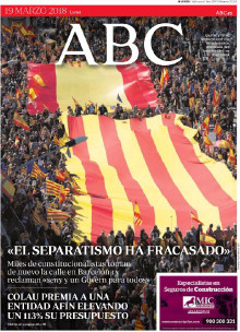 Portada de l'ABC el 19 de març