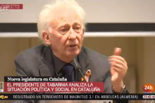 Una captura de pantalla del moment que nega Sánchez