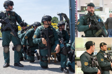 La imatge publicada pel fòrum de policies i soldats espanyols