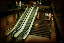 escales mecàniques escala estació