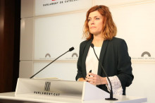 Elisenda Alamany, portaveu parlamentaria dels comuns