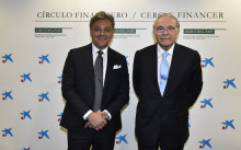 El president de Seat, Luca de Meo, i el president de CriteriaCaixa i de la Fundación Bancària 'la Caixa', Isidre Fainé