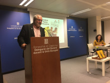 Lluís Puig, a la delegació del Govern a Brussel·les