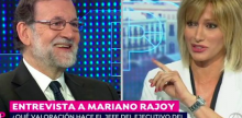 Imatge de l'entrevista al president del Gobierno, Mariano Rajoy