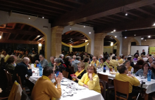 Una imatge del sopar groc a Mallorca