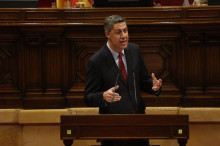 El líder del PPC, Xavier García Albiol, al Parlament