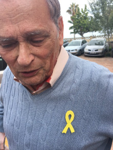 Un home de 82 anys ferit pels unionistes