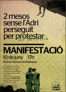 Cartell de la manifestació d'aquest cap de setmana