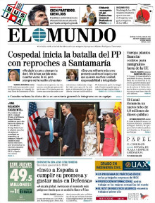 Portada de El Mundo el 20 de juny de 2018