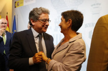 Pla d'Enric Millo i Teresa Cunillera en la presa de possessió de la nova Delegada del Govern a Catalunya