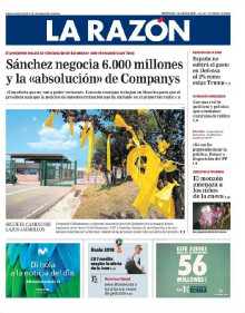 Portada de La Razón el 4 de juliol