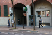 La caserna de la Guàrdia Civil de Travessera de Gràcia