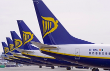 Imatge de diversos avions de Ryanair