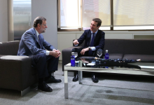 Rajoy i Casado durant la reunió d'aquest dilluns