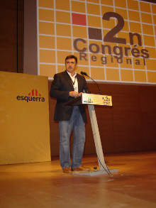 Puigcercós a la cloenda del congrés de Girona