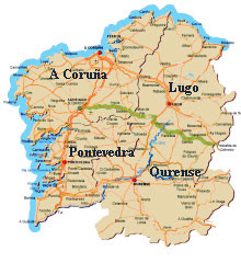 galicia mapa