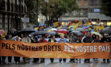 Capçalera de la manifestació