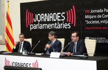 Carbonell, Benach i Sàez durant les jornades