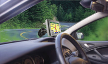 navegador gps cotxe automobil