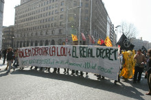 manifestació, estudiants, bolonya, barcelona