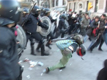 desallotjament tancada ub bolonya mossos estudiants
