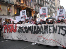 manifestació, crisi, atur, la crisi que la paguin els rics, acomiadaments, ero