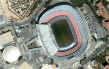 camp nou google maps earth