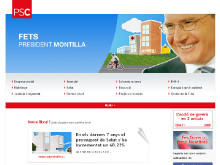 president montilla, campanya, propaganda