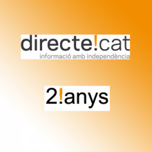 logo dos 2 anys directe!cat directe.cat directe 