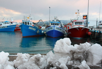 El temporal obliga els pescadors a quedar-se a terra ferma