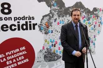 Tres milions d'euros per a la consulta sobre la Diagonal