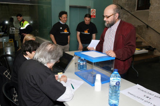 El primer votant a Lleida