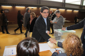 Millo ha estat un dels primers a votar a la demarcació de Girona