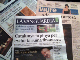'La Vanguardia' arriba per primer cop en català als quioscos