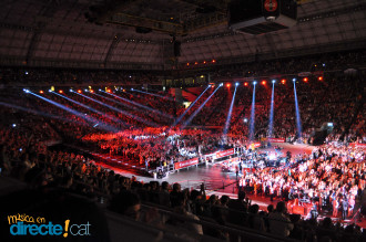 El Palau Sant Jordi ple pel Concert Cançons Contra la Sida