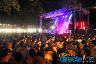 Unes 2000 persones han omplert l'espai de Can Cassó d'Arbúcies durant la segona nit de festival