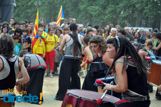 El Bloc Quilombo al concert #CatalunyaLlibertat